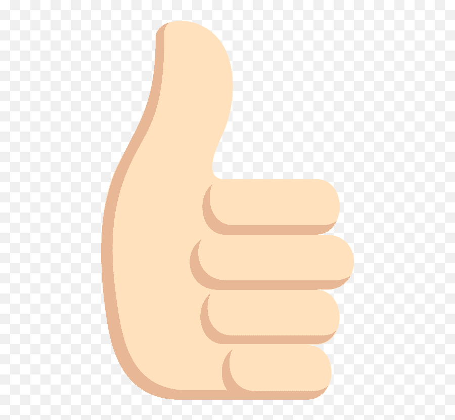Thumbs Up Emoji Clipart - Thumb Signal,Thumbs Up Emoji Png