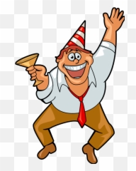 Free Anniversary Clipart Download - Animated Happy Work Emoji