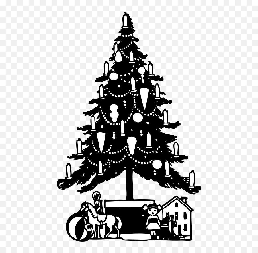 Free Clip Art Animated Christmas Tree By Jaynick - Christmas Tree Png Black And White Emoji,Christmas Tree Emoticon