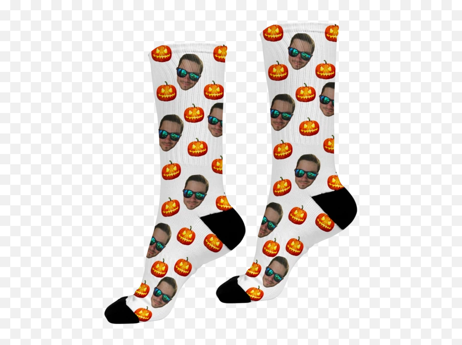 Occasion Socks U2013 Sockmyface - For Teen Emoji,Emoji Pumpkin Faces