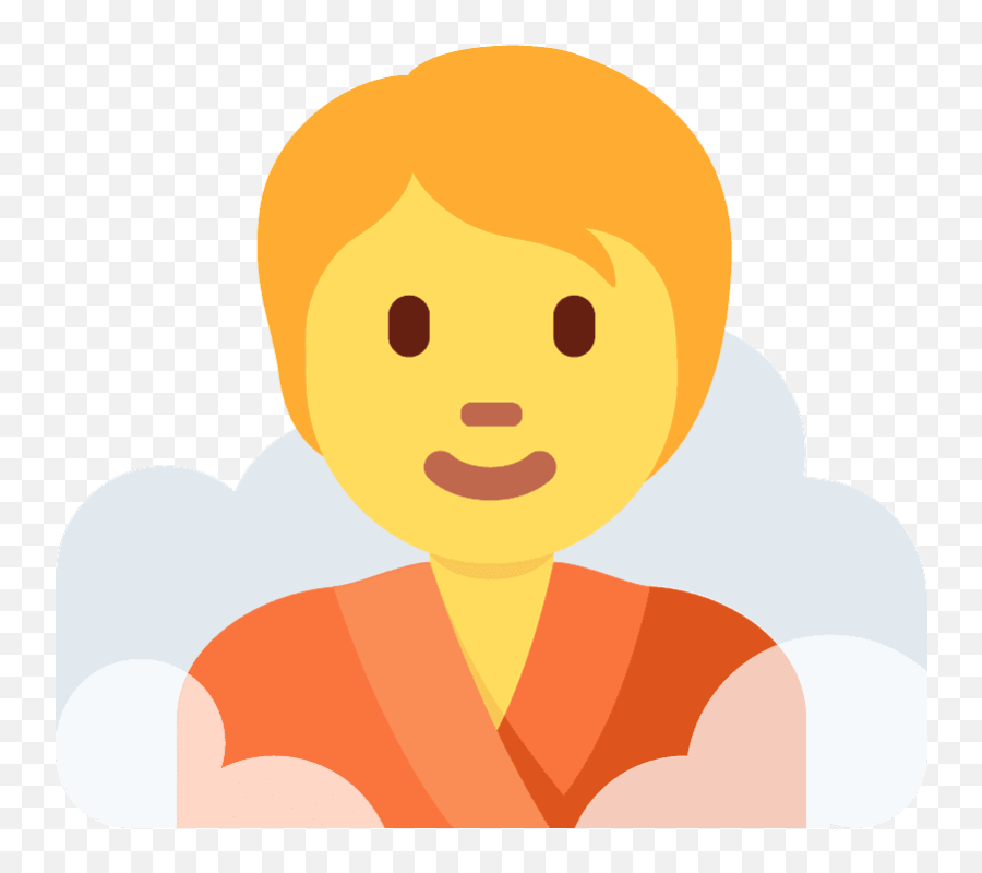 Person In Steamy Room Emoji Clipart - Person In Steamy Room Emoji,Emoji Room