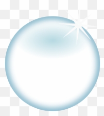 Crystal Ball Glass Bead Glass Sphere Blue Bubble - Soap Bubble Transparent Background Clipart Png Emoji,Crystal Ball Emoji