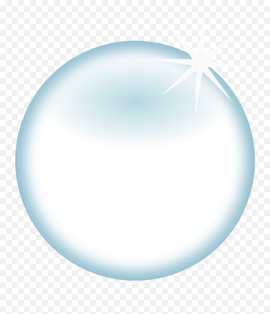 Crystal Ball Glass Bead Glass Sphere Blue Bubble - Soap Bubble Transparent Background Clipart Png Emoji,Crystal Ball Emoji