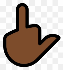 Middle Finger Icon At Getdrawings - Clip Art Emoji,Bird Finger Emoji