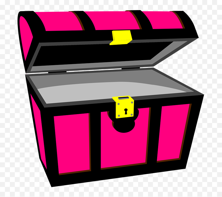 Pirate Treasure Chest Rich - Pink Treasure Chest Clipart Emoji,Treasure Chest Emoji