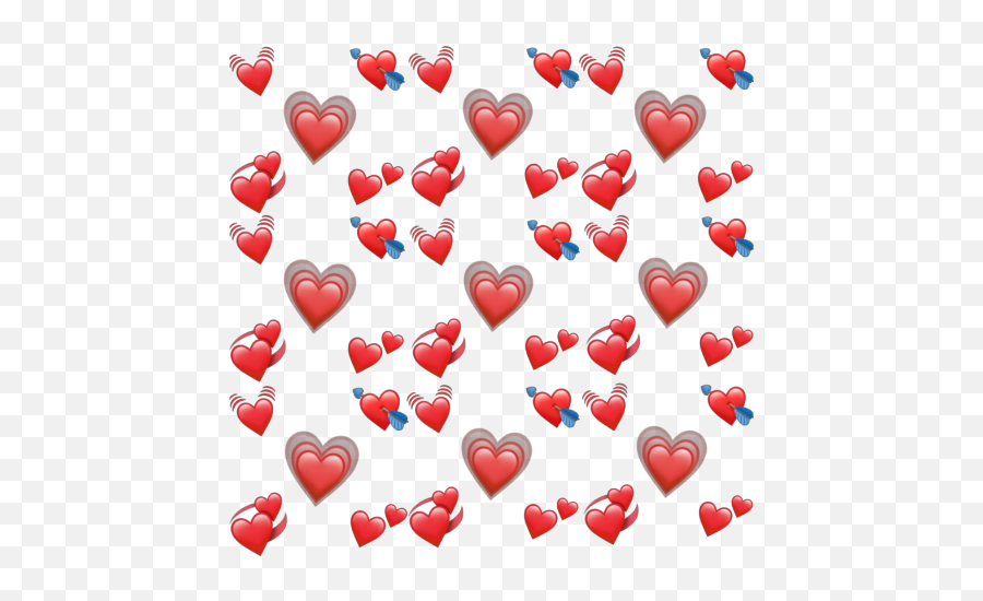 Emojibackground Emoji Backgrounds Red - Pink Heart Emoji Background,Red Hearts Emoji