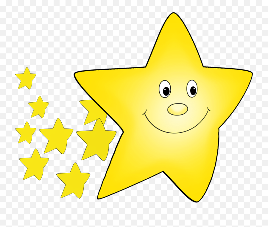 Clipart Stars Comets Transparent - Star Cartoon Gif Png Emoji,Careless Emoji