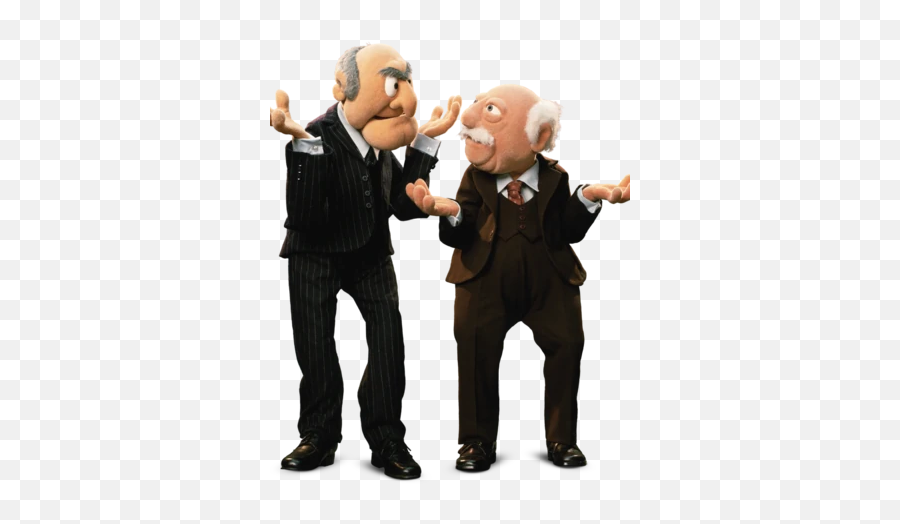 Statler And Waldorf - Muppets Waldorf And Statler Emoji,Swine Fever Emoji