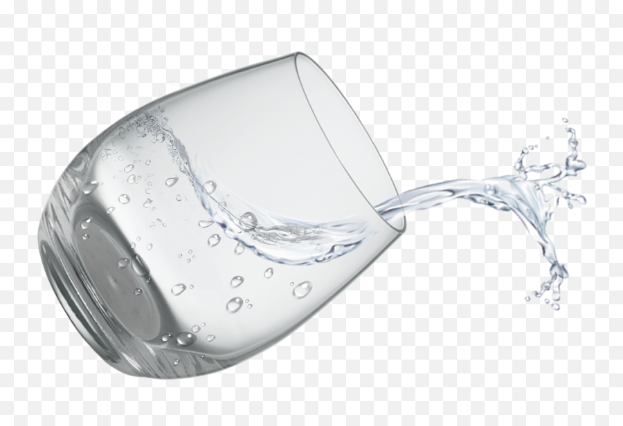 Copo Água Cup Water - Glass Of Water Spilling Transparent Background Emoji,Water Glass Emoji