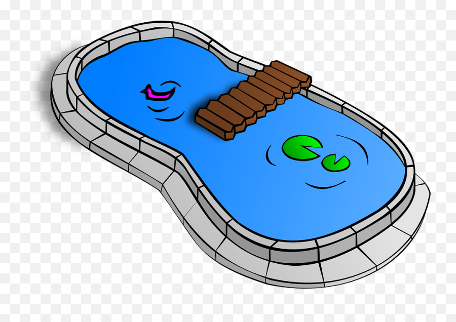 Swimming Pool Pool Illustrations - Pond Clip Art Emoji,Pineapple Emoticon