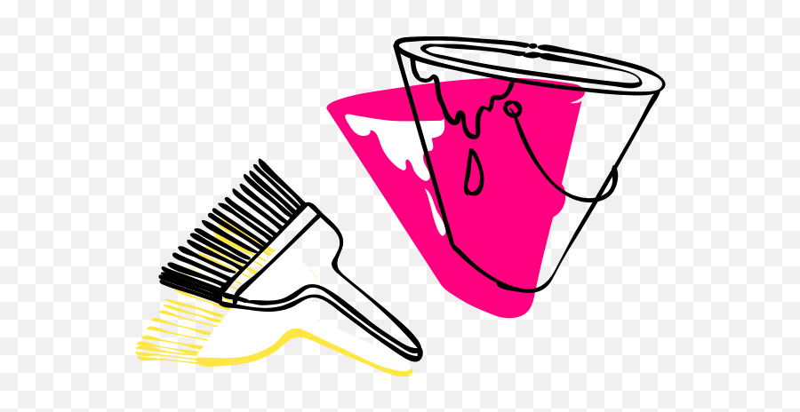 Paint And Brush Vector Illustration - Paint Brush Icon Transparent Background Emoji,Emoji Canvas Painting