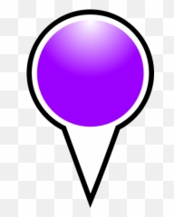 Map Pointer Purple Color Vector - Teal Squat Markers Clip Art Emoji