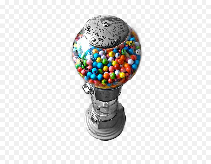 Gumball Machine Bubblegum Multicolored - Candy Emoji,Gumball Machine Emoji