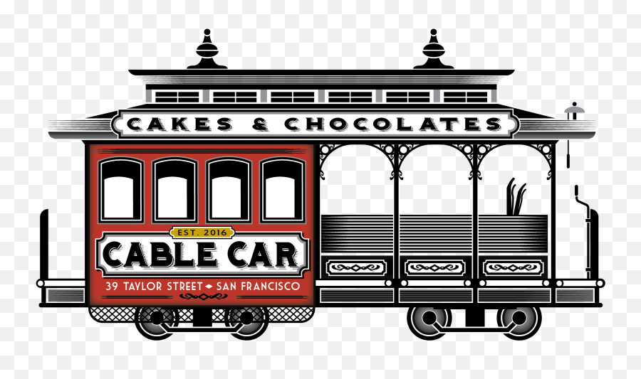 Library Of San Francisco Cable Car Png - San Francisco Trolley Clip Art Emoji,Suspension Railway Emoji