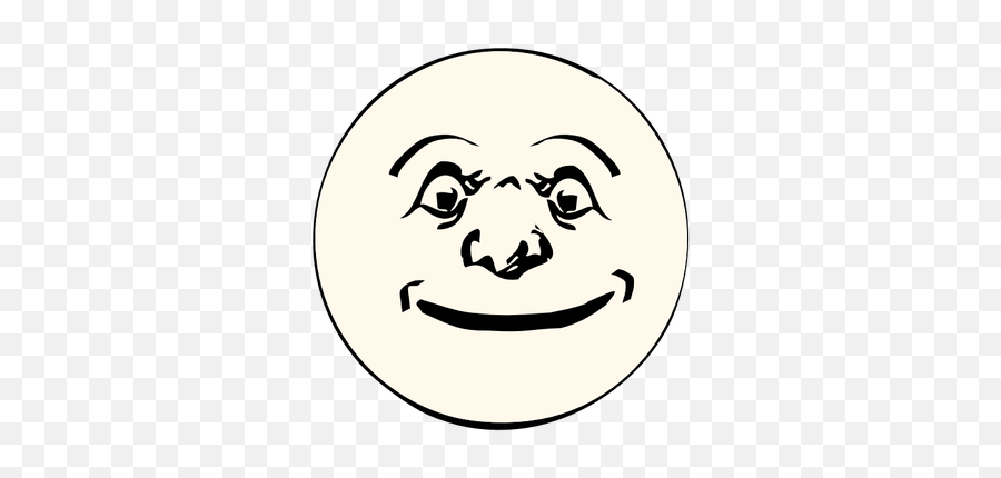 Happy Moon Vector Image - Man In The Moon Emoji,Star Emoticons