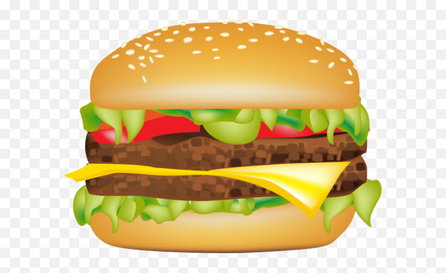 Library Of Hamburgers And Fries Clip Art Royalty Free Stock - Cheeseburger Clipart Emoji,Google Cheeseburger Emoji
