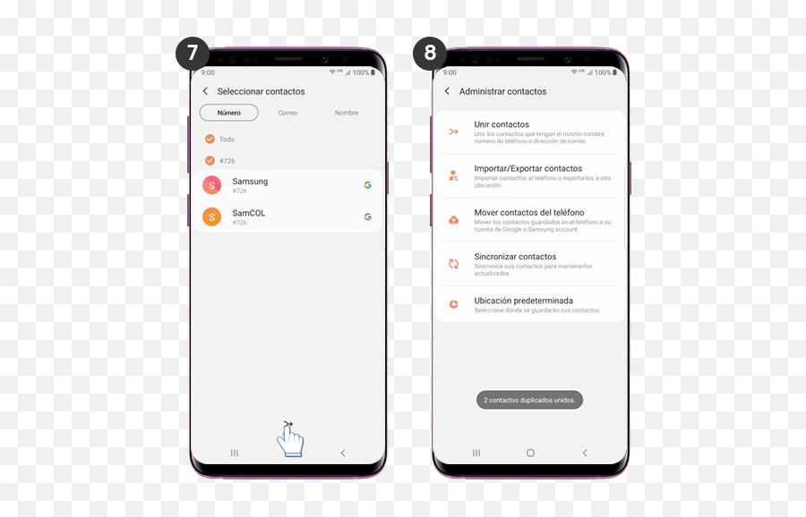 Contactos Duplicados En Android Pie - Poner El Porcentaje De Bateria En Samsung S9 Emoji,Como Poner Emojis En Contacto Samsung