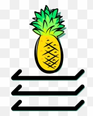 Top Shelf Pineapple - Clip Art Emoji,Pineapple Emoji