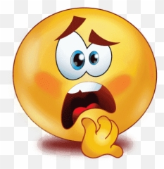 Scared Emoji Png File - Cartoon
