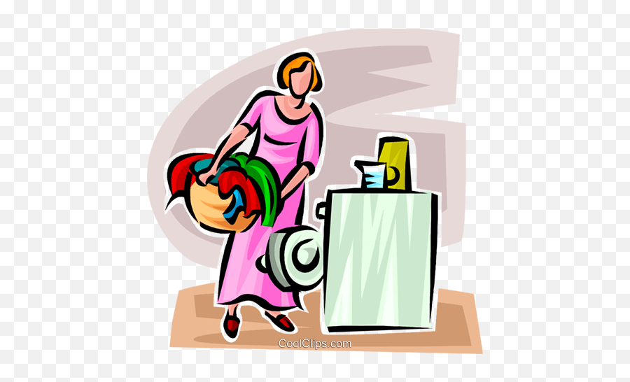 Woman Doing Laundry Royalty Free Vector 323638 - Png Images Clip Art Doing Laundry Emoji,Laundry Emoji