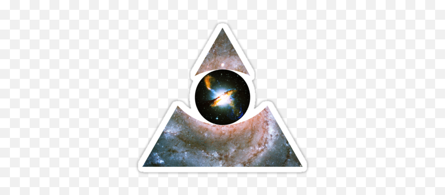 Pinwheel Galaxy Eye Of Centaurus A Triangle Third Eye - Milky Way Emoji,Milky Way Emoji