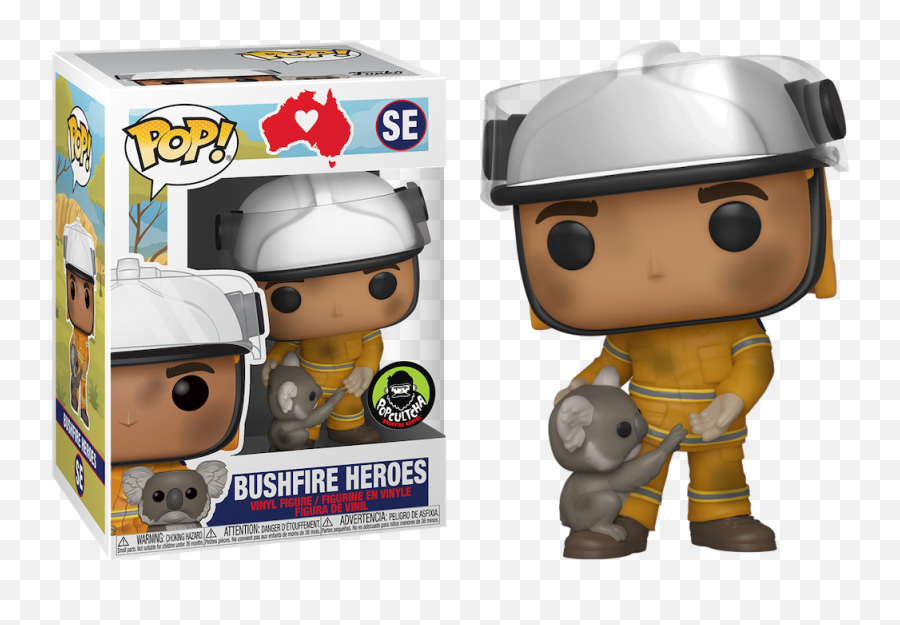 Australian Firefighter Funko Pop Emoji,Jiffpom Emoji