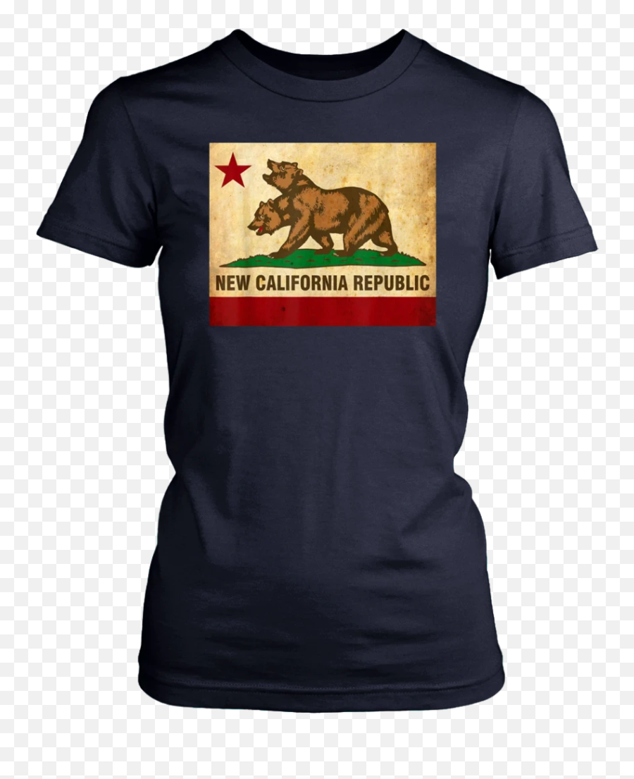 New California Republic T - Stay Black Emoji,California Emoji