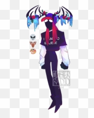 Emoji Challenge Adoptable - Cartoon,Purple Demon Emoji