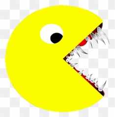 pacman ftestickers gaming retro game hungary evil - Devil Pacman Emoji