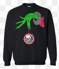 Grinch Hand Holding New York Islanders Glitter Christmas - Get A Lesbian For Christmas Emoji,Colts Emoji