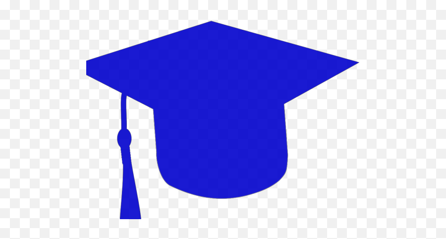 Graduation Hat Silhouette Blue Png Svg Clip Art For Web - Square Academic Cap Emoji,Graduation Cap Emoji