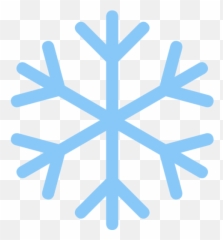 Snowflake Emoji - Copo De Nieve Emoji,Ice Emoji