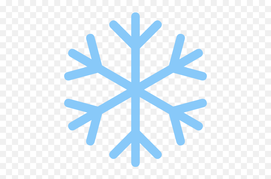Snowflake Emoji - Copo De Nieve Emoji,Ice Emoji