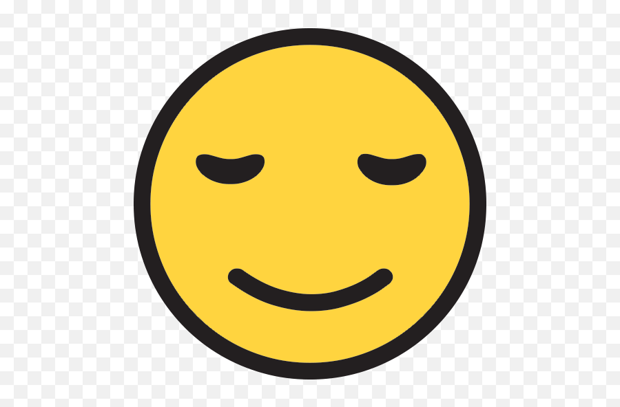Relieved Face Emoji For Facebook Email Sms - Emoji Feeling Relieved,Relieved Emoji