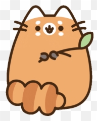 Hungry Cat Sticker - Pusheen Animals Gif Emoji