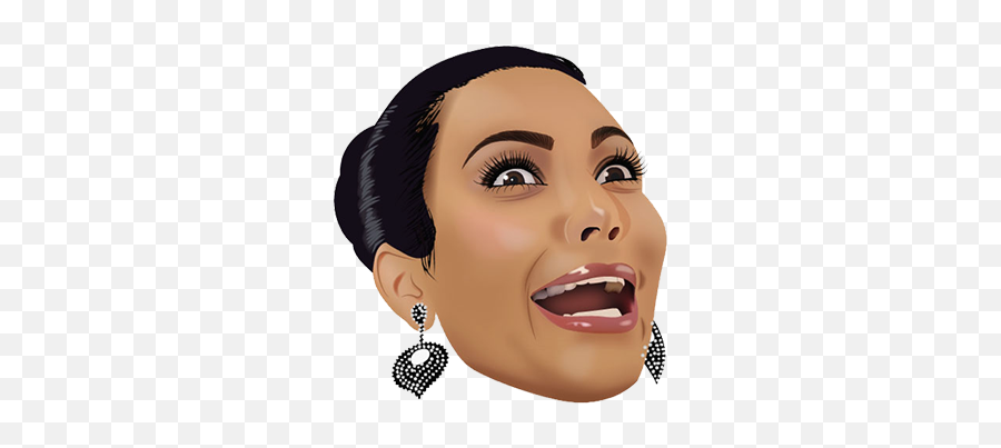Kim Kardashian Crying Face Transparent - Kim Kardashian Kim Kardashian Kimoji Emoji,Female Emoji Joggers