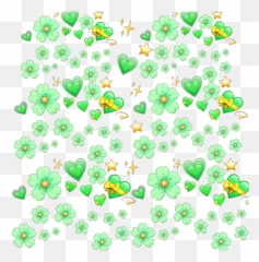 Emoji - Green Heart Emoji Background,Green Emoji