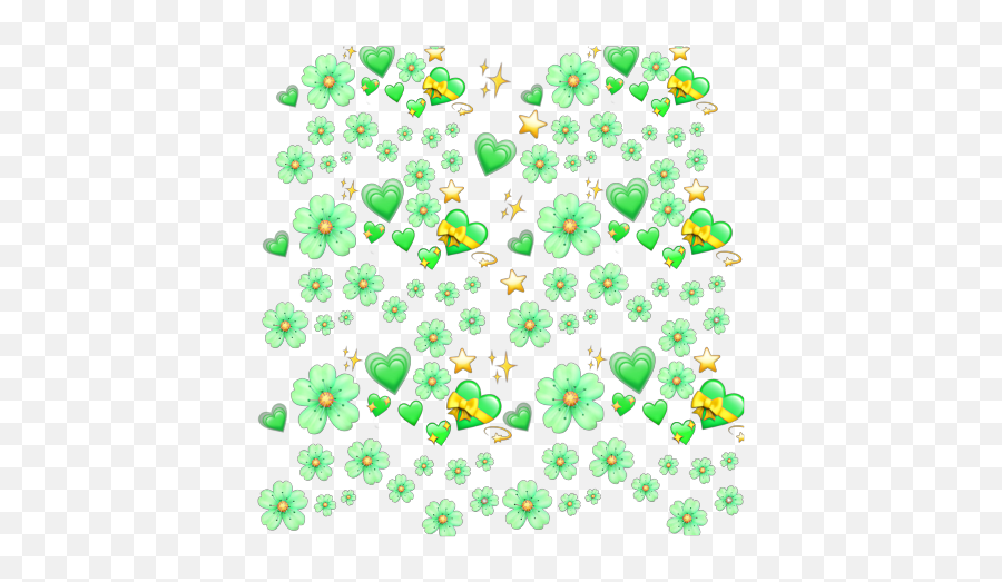 Emoji - Green Heart Emoji Background,Green Emoji