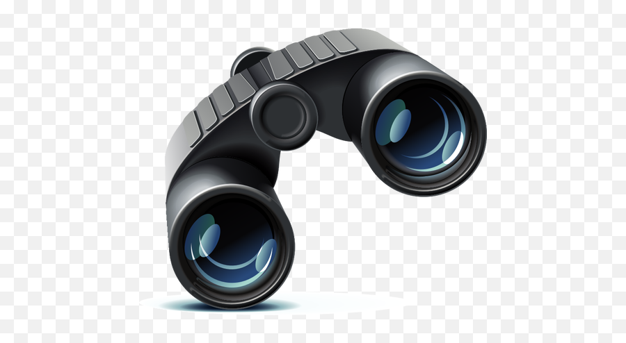 Vector Illustration Of Photorealistic Binoculars - Binocular Clipart Png Emoji,Facebook Emoji Shortcuts