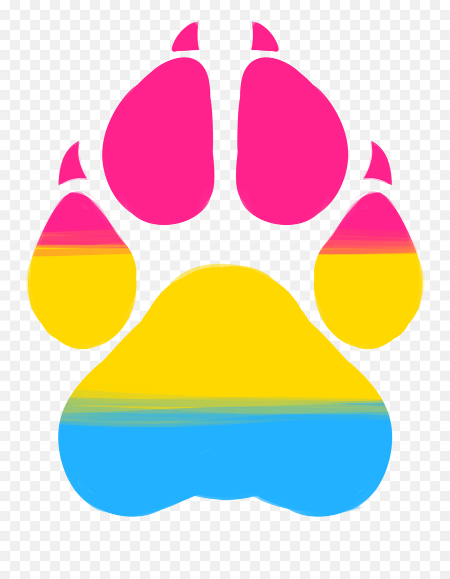 Lesbian Furry Paw Print Emoji Free Transparent Emoji