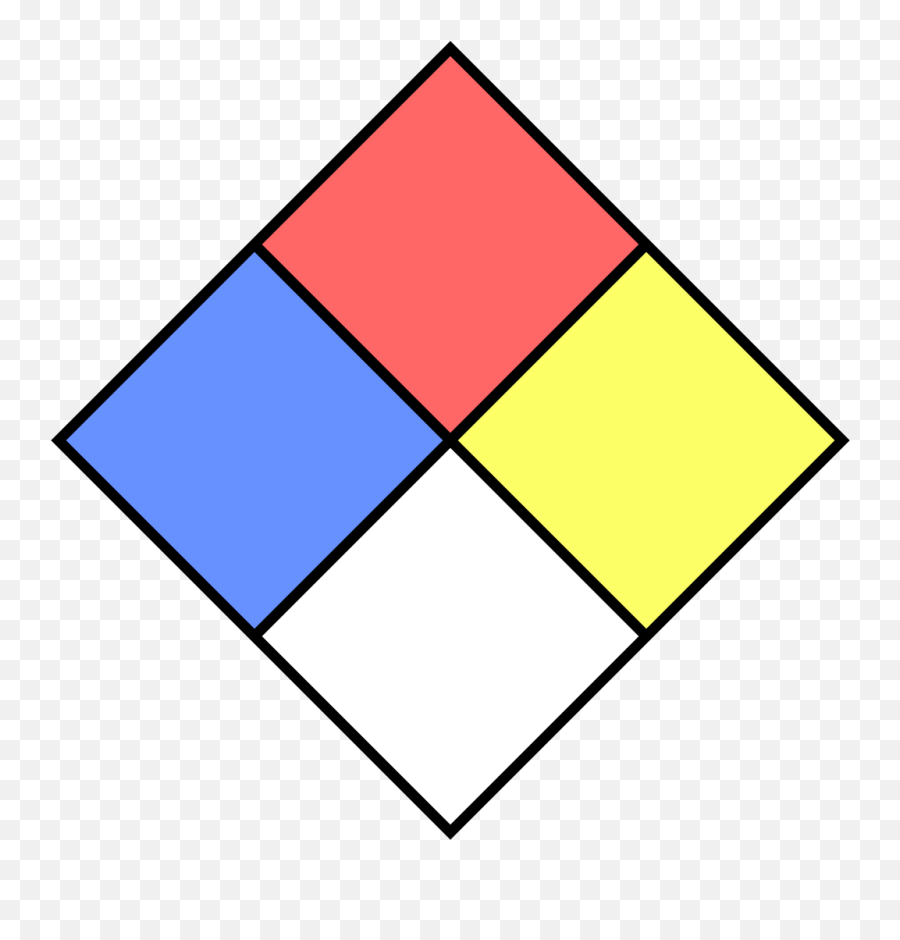 Nfpa 704 - Blank Nfpa Diamond Emoji,Diamond Emoji