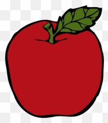 16598 Apple Free Clipart - Black And White Clipart Of Apple Emoji,Apple Book Wind Emoji