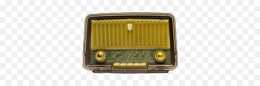 Radio Microphone Clipart - Vintage Radio Emoji,Radio Emoji