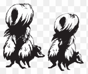 Skunks Animals Back - Spraying Drawing Emoji