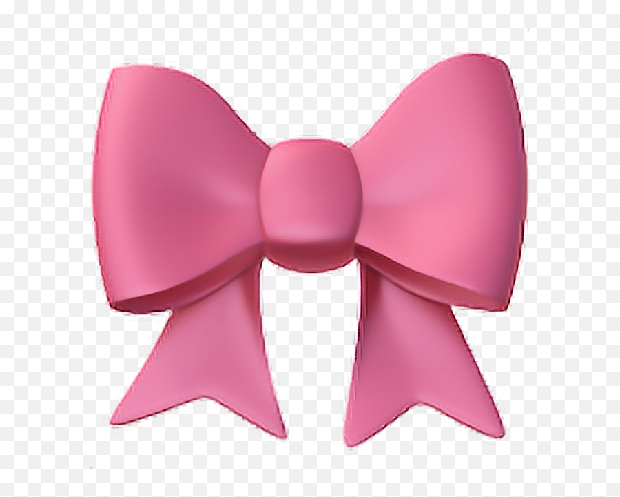 Ribbon Emoji Ribbon Pink Emoji Emoticon Iphone Ipho - Bow Emoji,Pink Ribbon Emoji