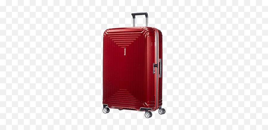 Personalised Luggage And Bags - Red Samsonite Suitcase Emoji,Suitcase Emoji