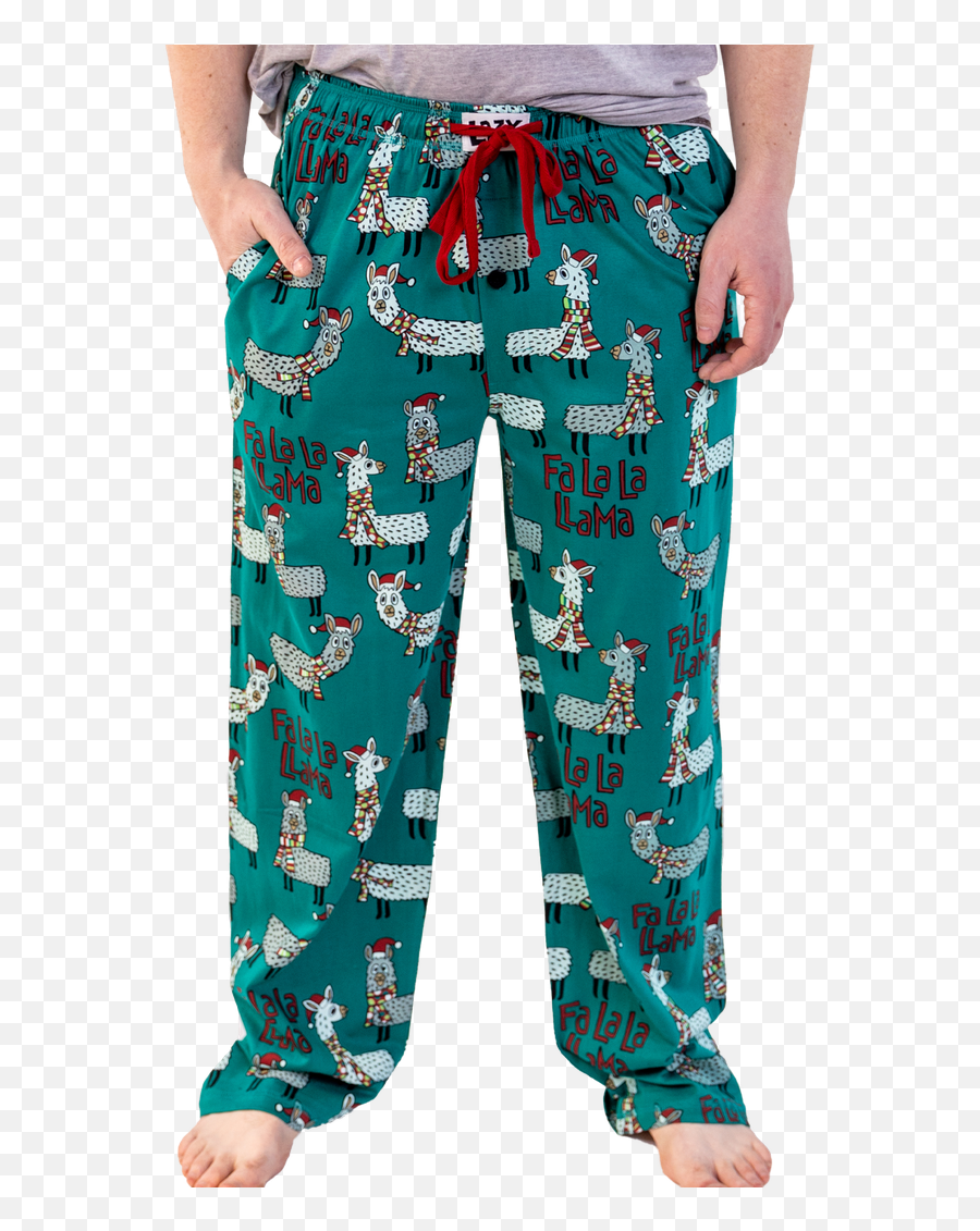 Llama Unisex Pj Pants - Pajamas Emoji,Emoji Pajama Shorts