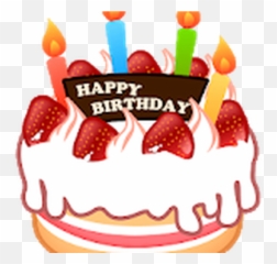 Wastickerapps Happy Birthday Android - Transparent Cake Emojis