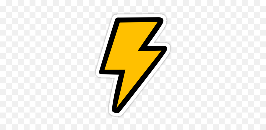 Cartoon Lightning Bolt Clipart - Cartoon Lightning Transparent Background Emoji,Bolt Emoji