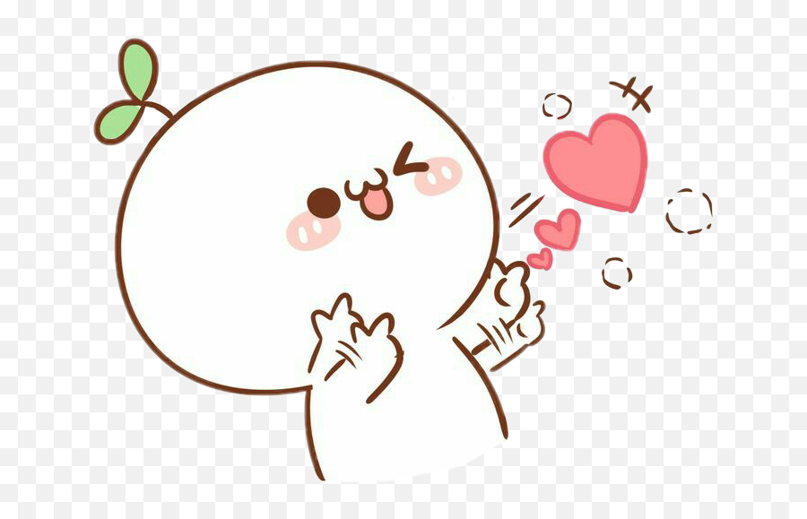 Freetoedit Cute Kawaii Kiss Gun Couple - Biu Biu Biu Love Emoji,Fingerguns Emoji